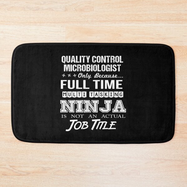 Item preview, Quality Control Microbiologist T Shirt - Multitasking Ninja Job Gift Item Tee designed and sold by omodong176.