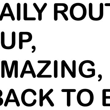 Artwork thumbnail, My Daily Routine by MariDesignStore