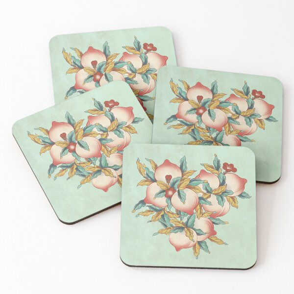 Item preview, Peach B : Minhwa-Korean traditional/folk art designed and sold by minsillust.