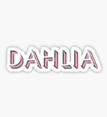 Dahlia Sticker