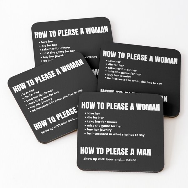 Item preview, How To Please A Woman Sarcastic Quote designed and sold by mirzadesign.