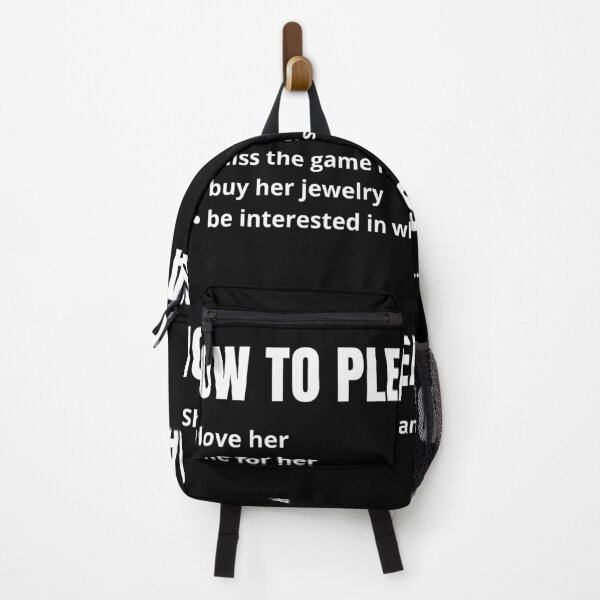 Item preview, How To Please A Woman Sarcastic Quote designed and sold by mirzadesign.