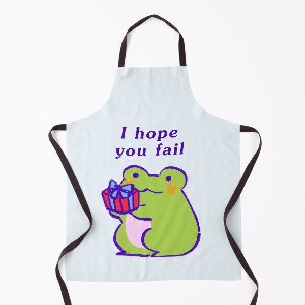 Item preview, this green frog offering an encouraging gift of hate / i hope you fail text designed and sold by RansRoom.