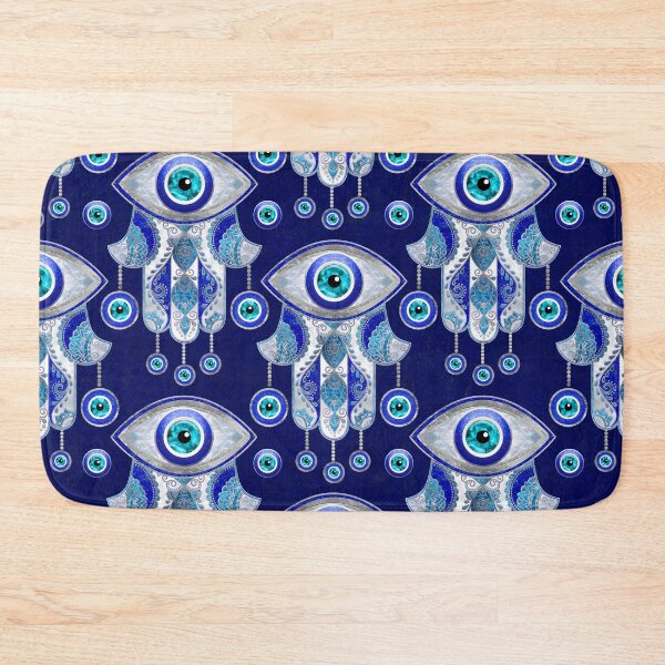 Item preview, Hamsa Hand -Evil Eye Pattern designed and sold by k9printart.