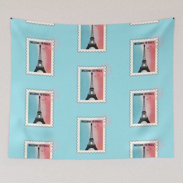Item preview, Welcome To Paris Stamp designed and sold by HappyLife4U.