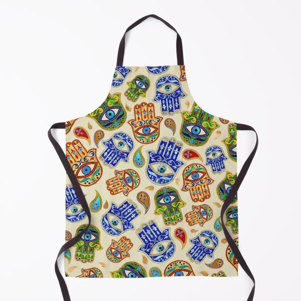 Item preview, Hamsa Hand - Hand of Fatima colorful pattern designed and sold by k9printart.