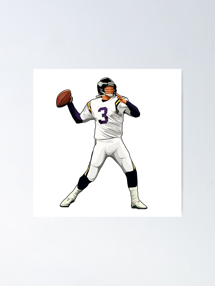 "Jeff 3 Throw A Touchdown" Poster by KingdomSports Redbubble