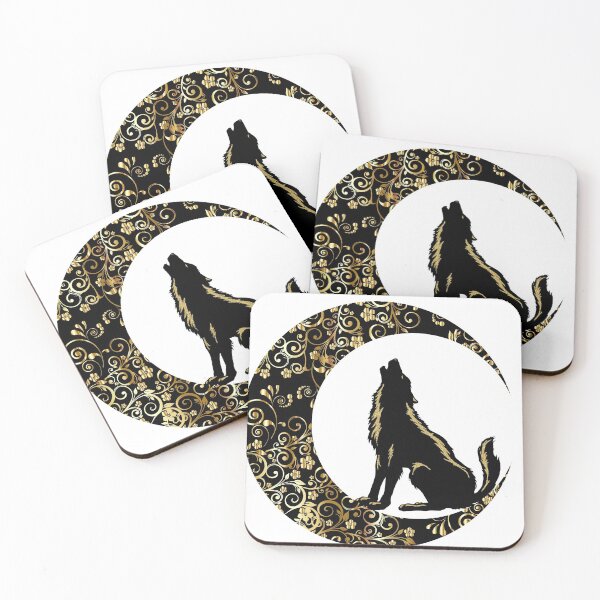 Item preview, wolf & & moon designed and sold by mastergiftshop.
