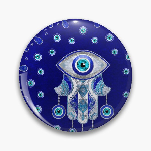 Item preview, Hamsa Hand -Evil Eye Amulet designed and sold by k9printart.
