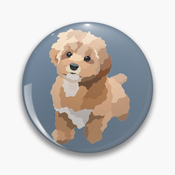 Item preview, Shihpoo Dog Portrait Digital Illustration designed and sold by sherylwylie.