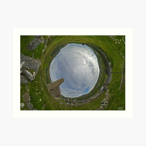 Glencolmcille Church - Sky In Art Print