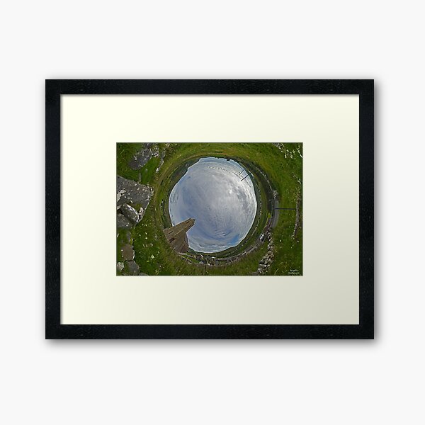 Glencolmcille Church - Sky In Framed Art Print