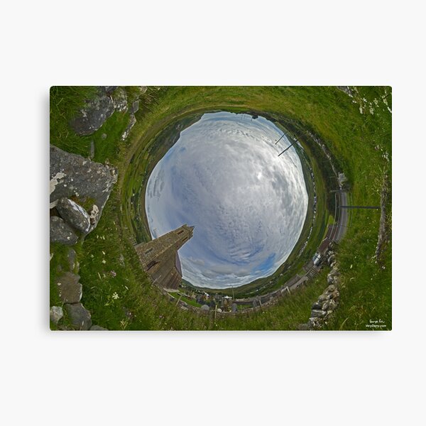 Glencolmcille Church - Sky In Canvas Print