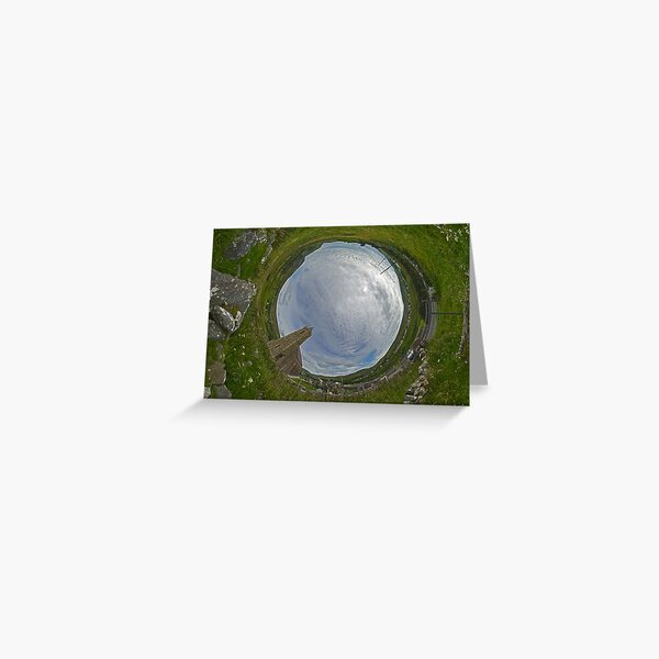 Glencolmcille Church - Sky In Greeting Card