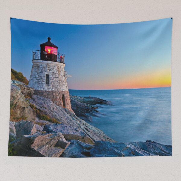 Item preview, Lighthouse at Rocky Coast designed and sold by Laurasdesign83.