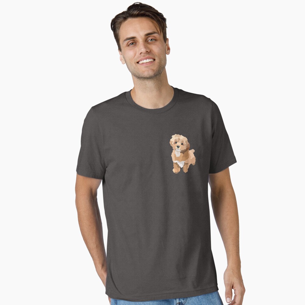 "Shihpoo Dog Portrait Digital Illustration" Sticker for Sale by ...