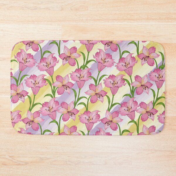 Item preview, Alstroemeria Flowers Pattern designed and sold by Ayesha Saleem.