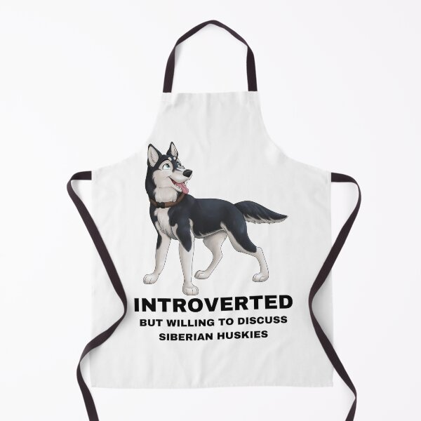 Item preview, Introverted But Willing To Discuss Siberian Huskies designed and sold by caseysketches.
