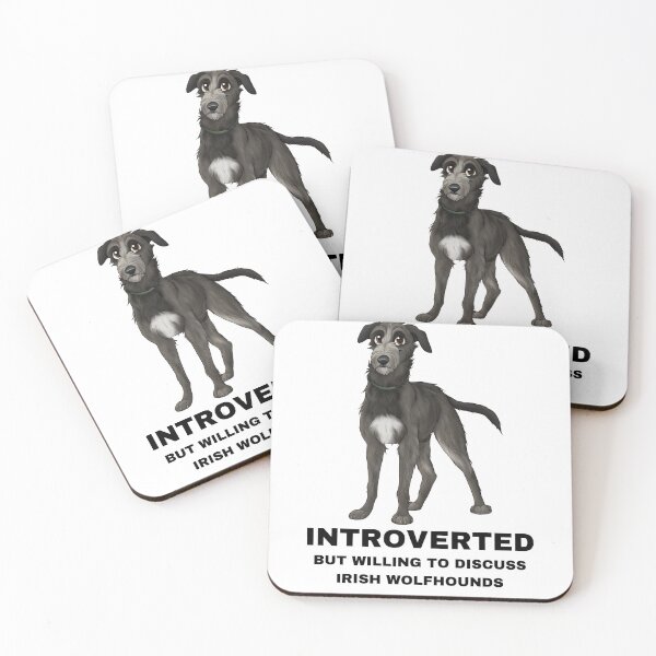 Item preview, Introverted But Willing To Discuss Irish Wolfhounds designed and sold by caseysketches.