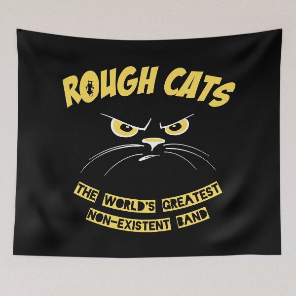 Item preview, Rough Cats - The World's Greatest Non-Existent Band designed and sold by Slap-Cat.