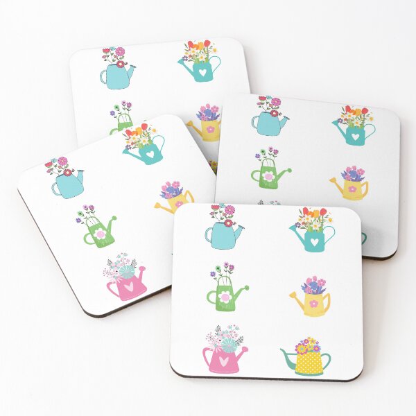 Item preview, cute watering  can pack with flowers - flowers, stay hydrated - cute colorful flowers pack sticker designed and sold by Amalzaki.