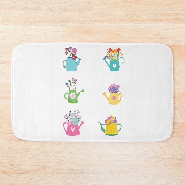 Item preview, cute watering  can pack with flowers - flowers, stay hydrated - cute colorful flowers pack sticker designed and sold by Amalzaki.