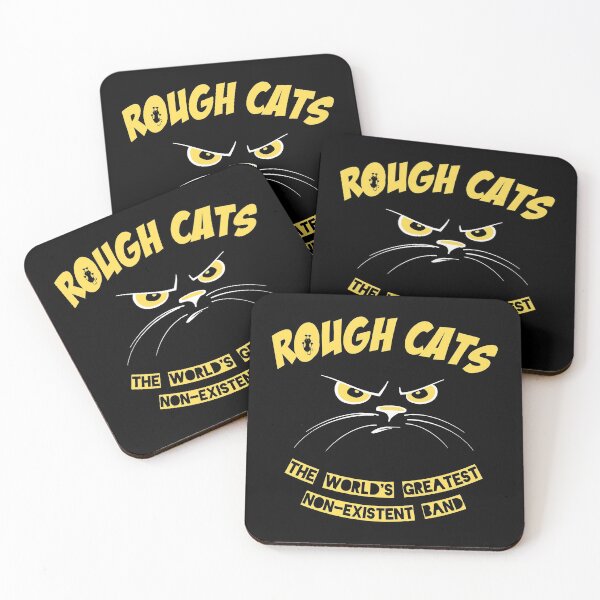 Item preview, Rough Cats - The World's Greatest Non-Existent Band designed and sold by Slap-Cat.
