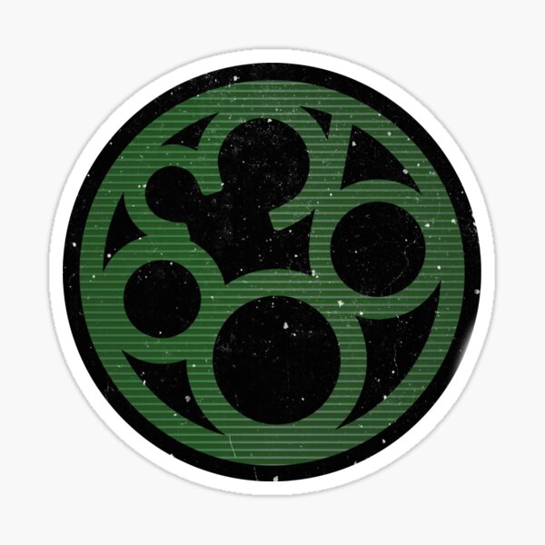 Project 863 Green Logo Glossy Sticker
