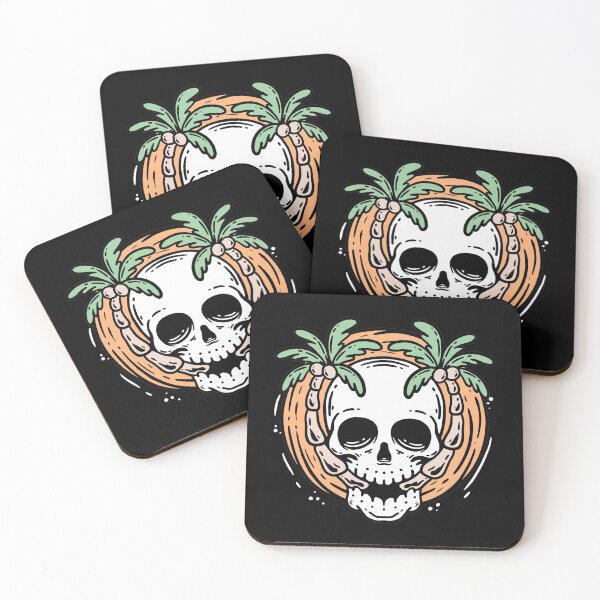 Item preview, Skull Summer Vibes designed and sold by rukurustudio.