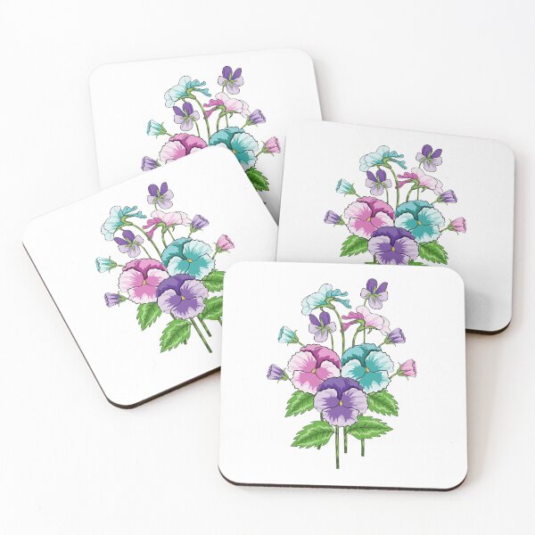 Item preview, Pansies designed and sold by Ayesha Saleem.