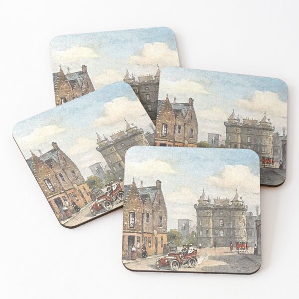 Item preview, Vintage Illustration of Holyrood Palace & Abbey Strand, Edinburgh designed and sold by yourscotland.
