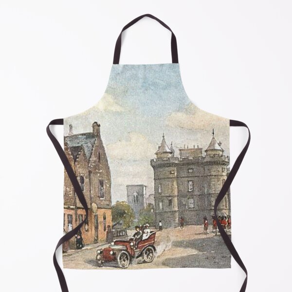 Item preview, Vintage Illustration of Holyrood Palace & Abbey Strand, Edinburgh designed and sold by yourscotland.