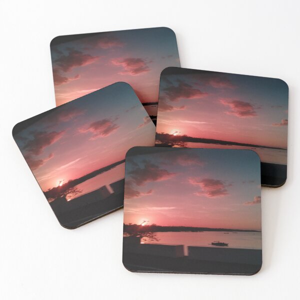 Item preview, Peaceful, pink sunset designed and sold by Artworx88.