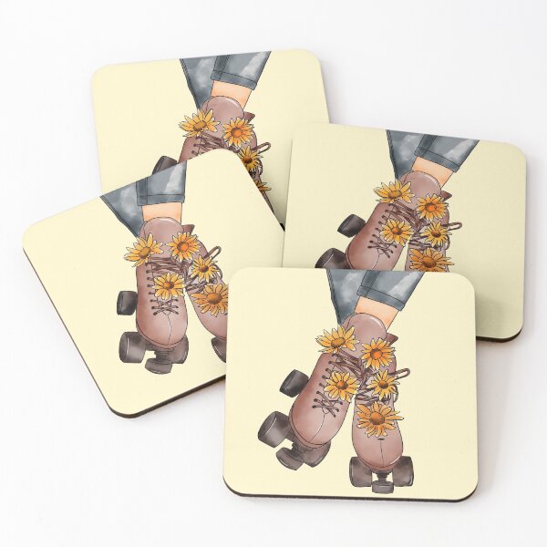 Item preview, Flower roller skates designed and sold by fairylily.