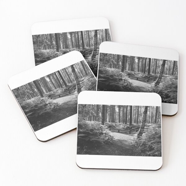 Item preview, B&W Acros | A Pathway Through the Woods designed and sold by AdamT1991.
