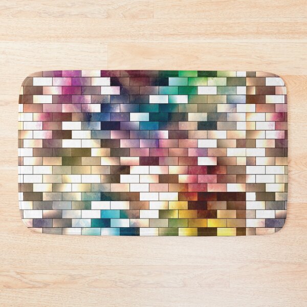 Item preview, Bright Multicolor Bricks Pattern designed and sold by WOWART69.