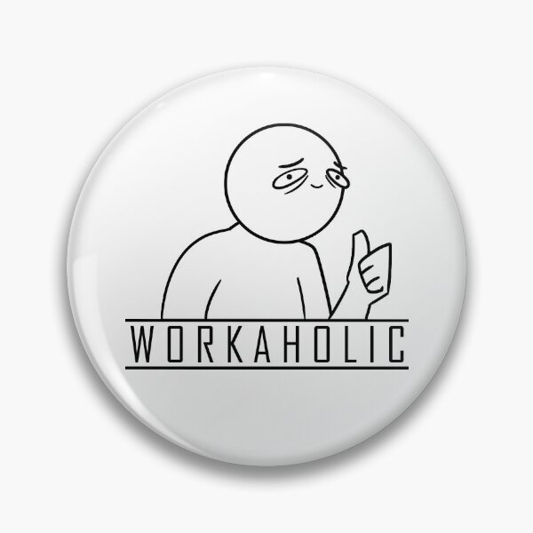 Artikelvorschau, Workaholic auf Weiß entworfen und verkauft von LovinthWow.