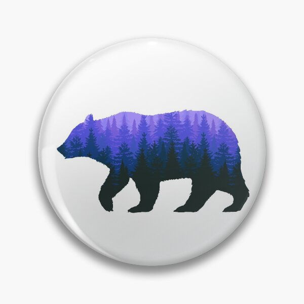 Item preview, Forest Bear - Blue designed and sold by Yorda Creative.