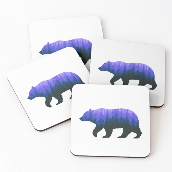 Item preview, Forest Bear - Blue designed and sold by Yorda Creative.