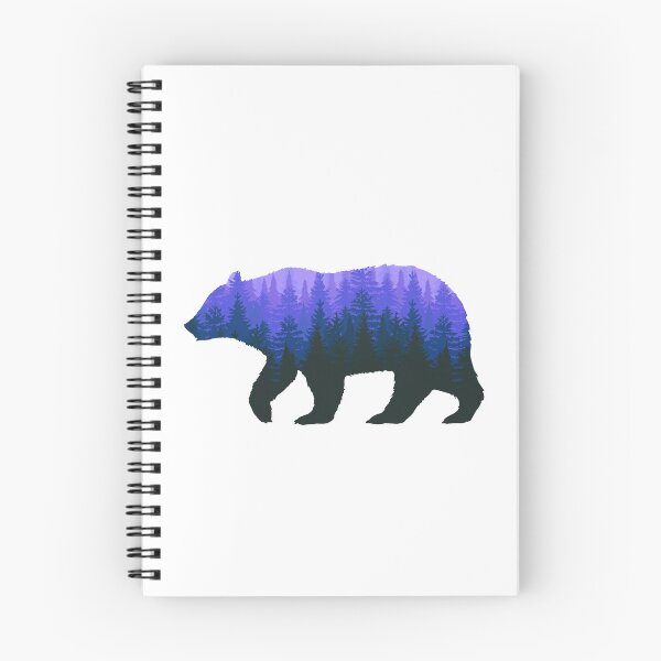 Item preview, Forest Bear - Blue designed and sold by Yorda Creative.