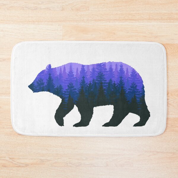 Item preview, Forest Bear - Blue designed and sold by Yorda Creative.