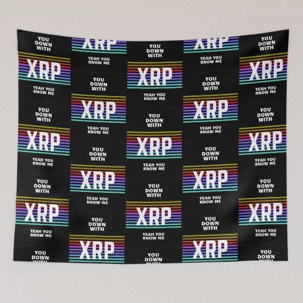Item preview, xrp ondulación cripto retro hip hop altcoin hodl diseño designed and sold by pomie01.