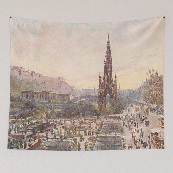 Item preview, Vintage Illustration of Princes Street, Edinburgh designed and sold by yourscotland.