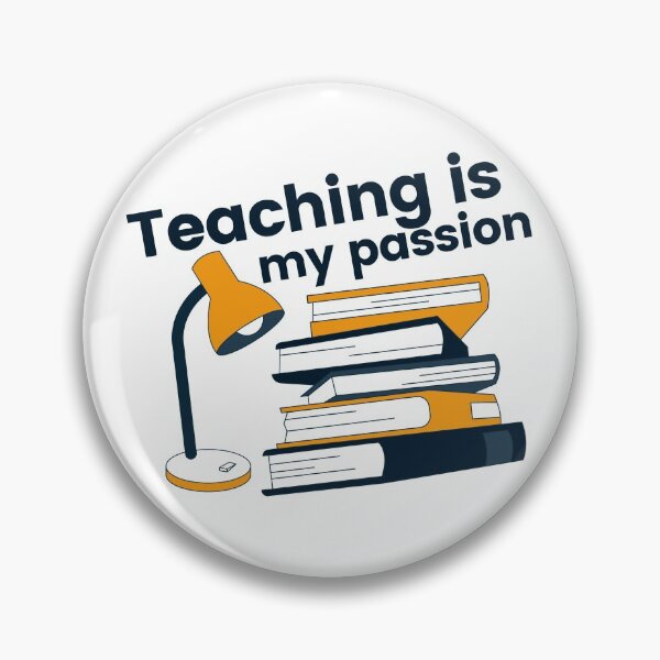 Item preview, Teaching is my passion designed and sold by Amine-Creation.