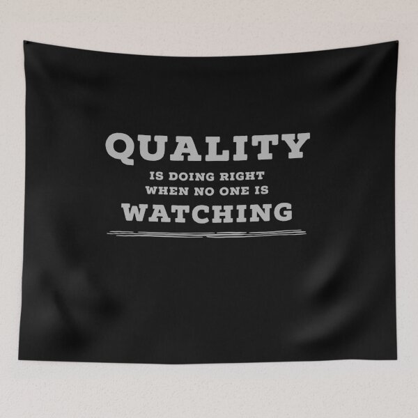 Item preview, Quality is Doing Right When No One Is Watching designed and sold by Digital Lama Creations.
