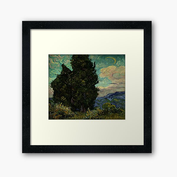 Aperçu de l'œuvre Vincent van Gogh - cyprès créée et vendue par Vivanne-art.