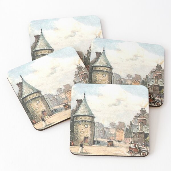 Item preview, Vintage Illustration of Canongate from Holyrood Palace, Edinburgh designed and sold by yourscotland.