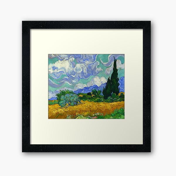 Aperçu de l'œuvre Vincent van Gogh - Champ de blé aux cyprès créée et vendue par Vivanne-art.