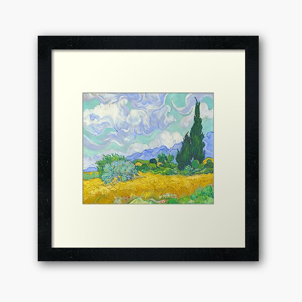 Aperçu de l'œuvre Vincent van Gogh - Champ de blé aux cyprès créée et vendue par Vivanne-art.