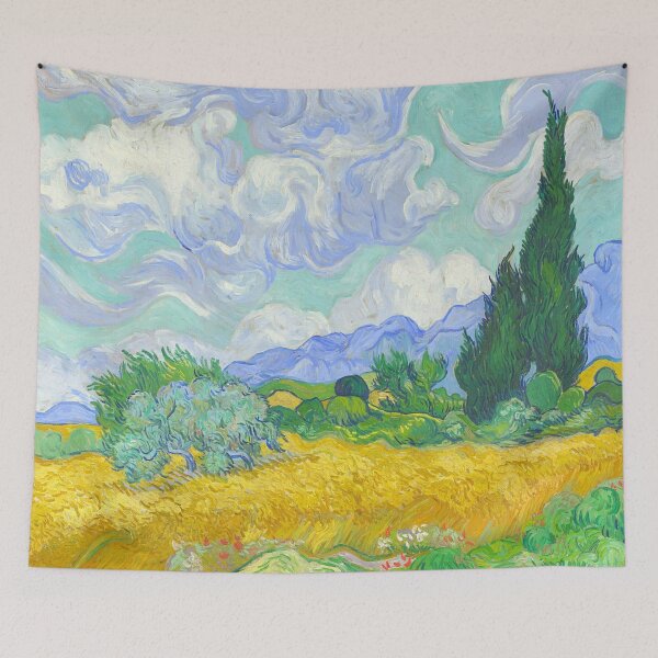 Item preview, Vincent van Gogh - Wheat Field with Cypresses designed and sold by Vivanne-art.